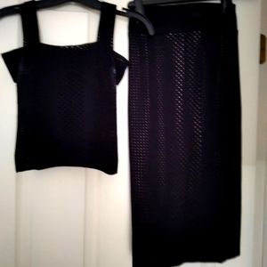 Express Skirt set Black